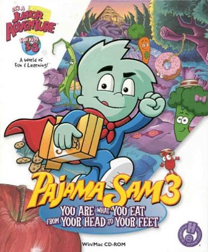 ¡Traducción Pajama Sam 3: You are what you Eat from your head to your feed