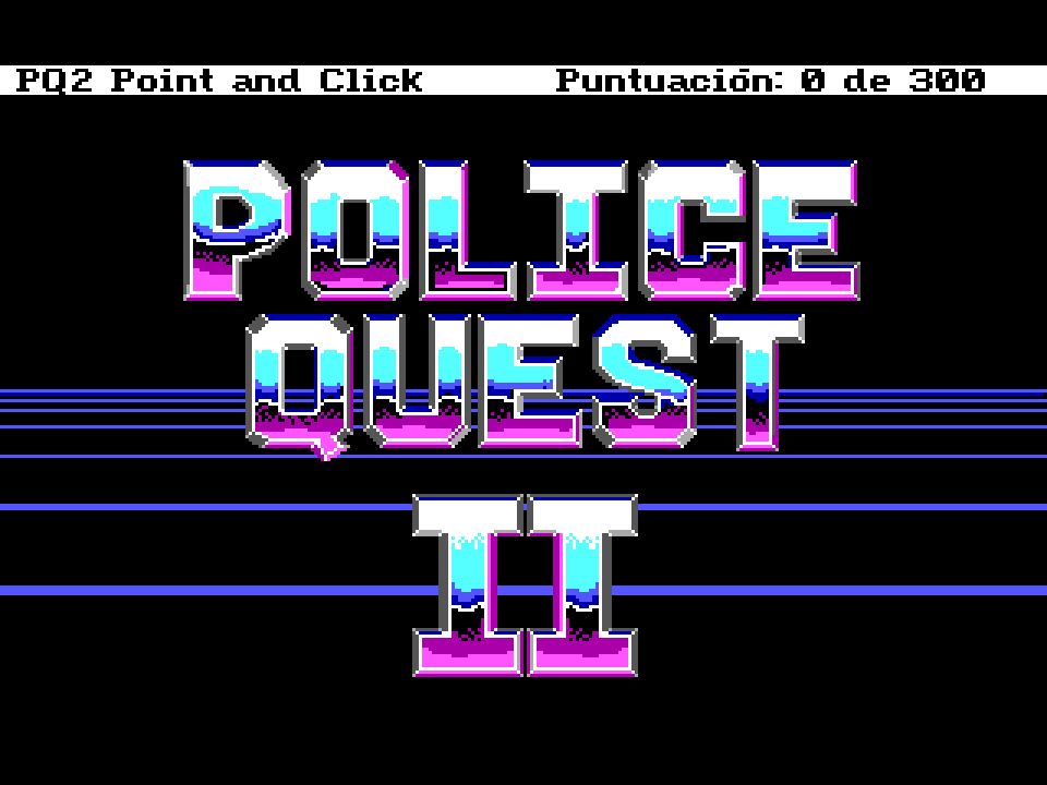 Conversión de Police Quest 2 Point and Click al ESPAÑOL